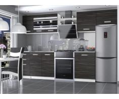 PAVANE | Cucina Componibile Lineare L 300 / 180cm 9 pz | Piano di lavoro INCLUSO | Set di mobili da cucina