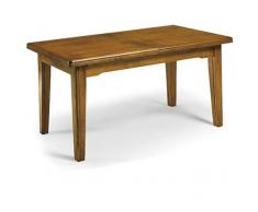 Mar.c.a. Design - Tavolo Allungabile fino a 340 cm, Legno di Pioppo Color Noce Scuro, Tavolo Made in Italy Arte Povera - Mis. 160x85 chiuso e 340x85 aperto