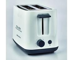 Ariete 157 – Tostapane con 2 fessure, 760 W, 7 livelli di tostatura, colore: bianco