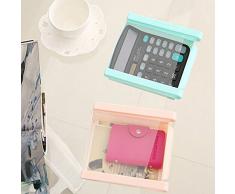 wjkuku multifunzione plastica cucina frigorifero Storage Box congelatore Mensola porta cassetti scorrevoli Spac cucina salvaspazio White