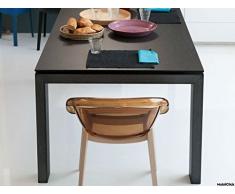 Calligaris Connubia by Tavolo allungabile Sigma Wood CS/4069-LL 160 - Struttura: Impiallacciato Noce P201