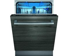 Siemens SX75ZX49CE iQ500 - Lavastoviglie completamente integrata A+++ 237 kWh/anno, 2660 l/anno, asciugatura zeolite, Wi-Fi, tramite Home Connect/GlassZone nel cestello superiore, colore: Nero