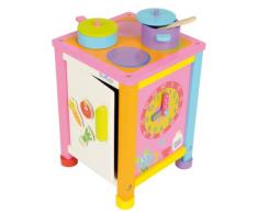 Boikido BKD6022 - Cucinino Giocattolo con Accessori, in Legno