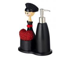 Set dosasapone,spazzola per piatti e paglietta Dolls di Vigar