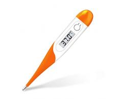 Daffodil HPC400 Termometro Digitale Febbre per Orale, Ascellare e Rettale, Termometro Medico Preciso per Adulti/Bambini, Facile Misurazione della Temperatura, Senza Mercurio, Allarme Acustico