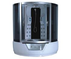 VASCA DA BAGNO IDROMASSAGGIO DOCCIA IDROMASSAGGIO 2 PERSONE RADIO E LUCE Mod. Montecarlo NEW