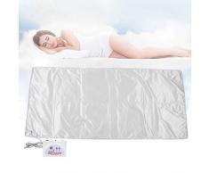 Sauna Infrarossi Coperta Riscaldante Di Sauna Infrarossi Lontani Coperta A Vapore Di Sauna Domestica Coperta Impermeabile A Vapore Di Forma Del Vapore Di Sauna (180 * 80 Cm / 70,9 * 31,5 Pollici)