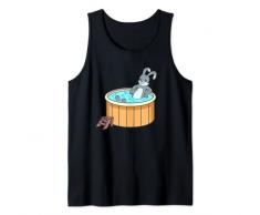 Coniglietto nella vasca idromassaggio Canotta