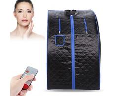 Spa Portatile A Infrarossi Per La Casa, Tenda Sauna Leggera Per Dimagrire, Dimagrimento Del Corpo, Disintossicazione, Relax A Casa, Cabina Sauna A Vapore Da 2 Litri (EU)