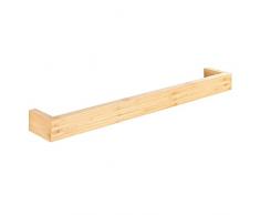 Wenko Barra portasciugamani in bambù, 40 cm, portasciugamani