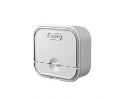Portasapone con adesivo anti-traccia, portasapone, portasapone, facile da pulire, asciugare per doccia, bagno, vasca da bagno, lavello della cucina, bianco