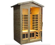 Sauna Infrarossi Finlandese da Esterno 125x105 cm