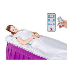 S SMAUTOP Oxford Coperta Vapore a Infrarossi con Cerniera Liberare Le Mani, Far-Infrared (Fir) Sauna Riscaldata per Domestica con Telecomando Terapia disintossicante Professionale Home Spa 650W