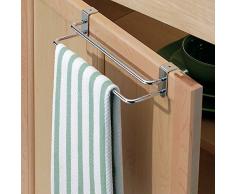 InterDesign 97592EU Metalo Barra Portasciugamani Doppia da Armadietto, Cromo