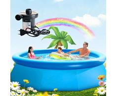 Woniu Piscina per Famiglie, Idromassaggio Gonfiabile da Esterno con Ispessimento Piscina Pieghevole per Estate Allaperto Giardino,266 * 76cm