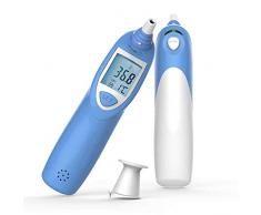 Termometro digitale e medico a infrarossi, termometro MED LINKET per fronte e orecchio di bambini e adulti, operazione facile a 1 secondo, con certificazione CE