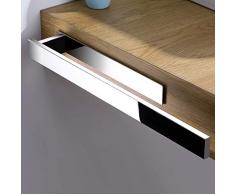 ZUNTO Portasciugamani Bagno Porta Salviette Autoadesivo Porta Asciugamano in Acciaio Inox, Specchio Lucido 39CM