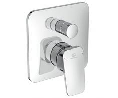 Ideal Standard - Ceraplan Miscelatore monocomando ad incasso per vasca/doccia , solo parti esterne - senza accessori doccia - Colore Cromato
