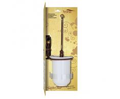 FERIDRAS Golden Rust Portascopino, Ferro, Bronzo, 15.5x40x11.5 cm
