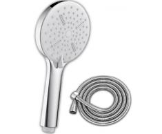 Soffione doccia - Alta qualità | Soffione doccia alta pressione, 5 modalità di getto, tubo 1.5m | Doccia soffione, INEEDIT