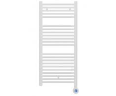 Radiatore porta asciugamani elettrico fluorescente bianco programmabile (700 W)