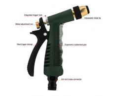 Crenova Pistola da Giardino, Ugello Tubo Spruzzo con Punta in Ottone ad Alta Pressione Resistente per Irrigazione di Piante, Pulizia, autolavaggio e Doccia