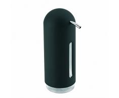 Umbra - Porta sapone liquido a forma di pinguino, colore: Nero