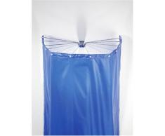Spirella 10.11816 - Ombrella metallo cromato a 12 braccia per tutte le tende da doccia Spirella da 180