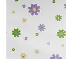 Tende da Doccia 180cm x 240cm, Tende da Doccia per Vasca, Moon mood® Impermeabile Tenda da Bagno Accessori con 12 Anelli Polyester Shower Curtains Bath Waterproof Flower Pattern Anti-mold Curtain Bathroom