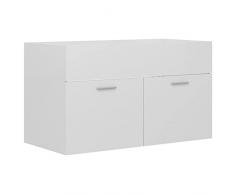 Tidyard Mobile Bagno Sospeso in Truciolato Armadietto Sottolavabo Mobile per Il Bagno Mobile Bagno per Soggiorno,41x38,5x46 cm/60x38,5x48 cm/80x38,5x46 cm,Ampia Scelta di Colori e Dimensioni