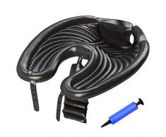 Lavabo gonfiabile per capelli, portatile, per anziani, disabili, incinta, feriti, a letto, disabili, per disabili, per lavare i capelli a letto, a casa, facilmente pulire i capelli (con pompa)