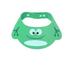 Cuffia da doccia regolabile in silicone per bambini Cappello da lavaggio per bambini Cappello da bagno per shampoo Cappello da bagno morbido per neonati Cappello per capelli lavati per bambini