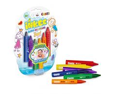 CRAZE INKEE Crayons Toys Vasca da bagno, bombe da bagno per bambini, Pastelli da Bagno pezzi 28667, multicolore