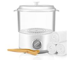 VAYOTOY Scaldasalviette Elettrico, Scalda Salviette Riscaldamento Rapido a 202 F in 5 Minuti, Scalda Asciugamani con Clip, Asciugamani per Spa/Viso/Parrucchieri/Uso Domestico