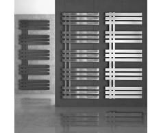 ECD Germany Radiatore da Bagno a Pannello EM Design Scaldasalviette - 500 x 1200 mm - Bianco - Radiatore Scaldasalviette Asciugabiancheria 500x1200 mm