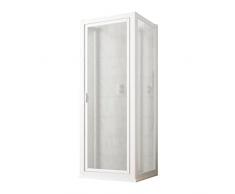 Box doccia 3 lati battente 80x80x80 CM H 185 in Acrilico mod. Sigma Trio