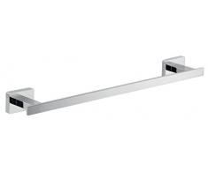 PORTASALVIETTE A MURO DA 35 CM IN METALLO CROMATO"ATENE"