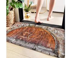 Tappetino da Doccia 60 x 100 cm,Set rustico, porta autentica storica depoca con elementi rustici volte passate ingresso e us,Tappeto Antiscivolo per Doccia o Vasca da Bagno, Adatto per Cucina e Bagno
