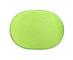 30 * 50 cm Antiscivolo Bagno Pavimento Door Mat Fluffy Shag Area Tappeto Home Camera da bagno Bagno Pavimento Door Mat Rawdah (verde)