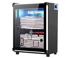 DZWSD Armadio Scalda Asciugamani Scalda Salviette Sterilizzatore UV Sterilizzazione-Mantieni la Temperatura - Mantieni Pulito - Vetro temperato,per Centro estetico Salone e Terme