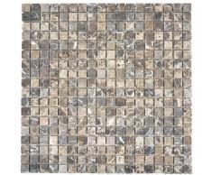 Piastrelle a mosaico in marmo naturale beige Castanao per pavimenti, pareti, bagno, doccia, cucina, specchio, rivestimento, vasca da bagno, mosaico