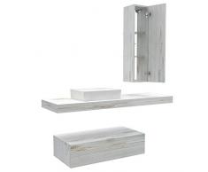 VE.CA-ITALY ESPIRAL - MOBILE COMPLETO ARREDO BAGNO, DESIGN IN DIVERSE FINITURE E COMBINAZIONI DESIGN 100% MADE IN ITALY (Shabby chic)