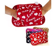 TEMPO DI SALDI 2 Borsa Elettrica Acqua Calda Scaldino Mani Con Tasche Da Letto Cavo Tasca Pancia