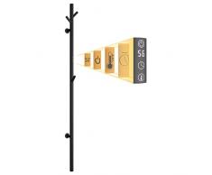 ESOP Scaldasalviette Elettrico 40 W Nero Radiatore Scaldasalviette con 3 Ganci, Controllo Intelligente Wi-Fi Termoarredo Elettrico da Bagno 1525×65mm Asciugabiancheria da Parete Stendino Elettrico