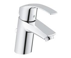 Grohe 33265002 Eurosmart New Miscelatore Monocomando per Lavabo, Bocca di Erogazione Standard, Tecnologia EcoJoy, Cromo