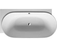 Duravit Luv Angolo Vasca da Bagno Sinistra 185x95cm, Rivestimento Senza Soluzione di continuità, Due pendenze Posteriori, 700431-700431000000000