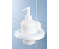 Wenko Dosasapone Pure, Materiale Plastico, 12 x 17,5 x 14,5 cm, Bianco