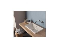 Lavabo da incasso 55x34 Ceramica Globo Stockholm FO056.BI