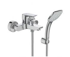 Ideal Standard A6547AA Ceramix Miscelatore monocomando per esterno vasca/doccia, con accessori, cromo