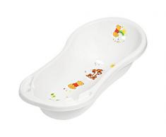 Z set 7 pezzi Disney Winnie Pooh bianco vasca da bagno XXL 100 cm + supporto vasca + vasino + base WC + sgabello + secchio pannolini + guanti doccia